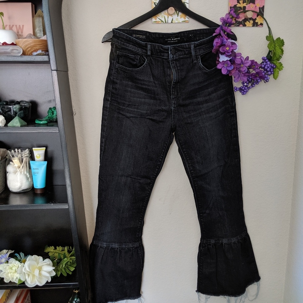 High waisted jeans